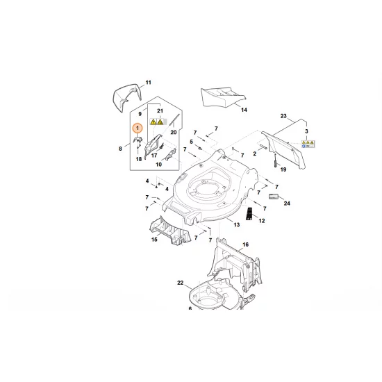 STIHL  Rygiel 0000 706 0105